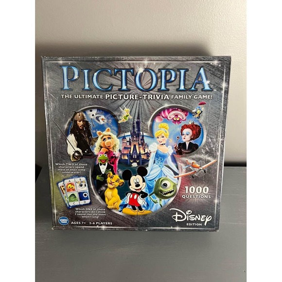Disney Edition board game Pictopia Picture Trivia Game Excellent Condition - Picture 5 of 6